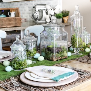 Terrarium Easter Centerpiece 