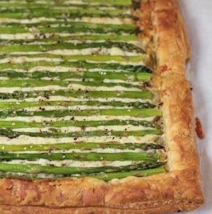 Asparagus Gruyere Tart