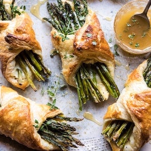 Asparagus and Brie Puff Pastry Easter Appetizer
