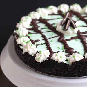 Bailey's Mint Irish Cream Pie