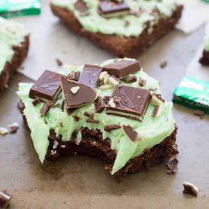 Chocolate Mint Andes Brownies