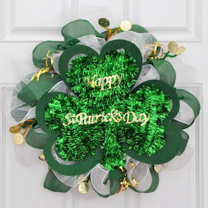 Dollar Store Mesh Shamrock