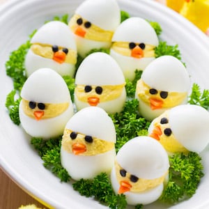 Deviled Egg Chicks Easter Appetizer