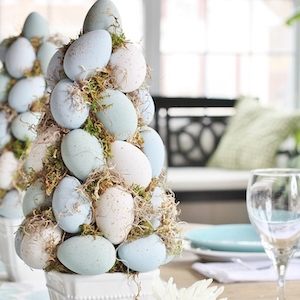 Easter Egg Topiary centerpiece