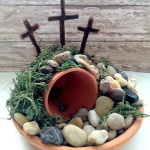 Easter Tomb Centerpiece