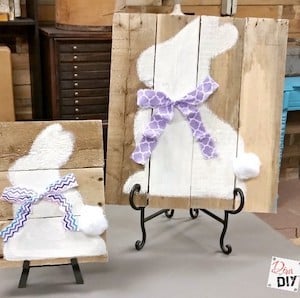 Rustic Bunny Art