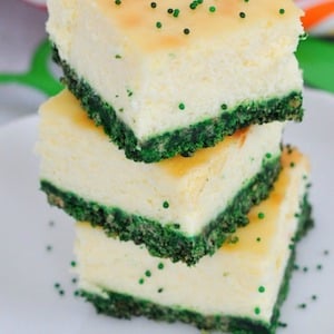 Green Velvet Cheesecake Bars