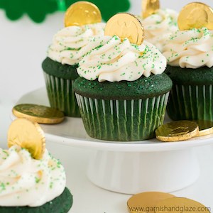 Green Velvet Cupcakes