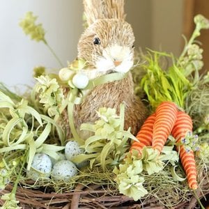 natural Spring Bunny Centerpiece