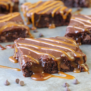 Bailey's Irish Coffee Caramel Brownies