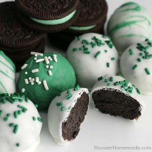 Mint Oreo Truffles