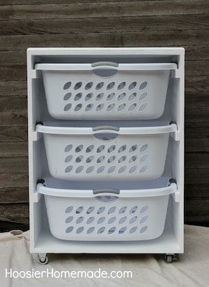 stacked laundry baskets