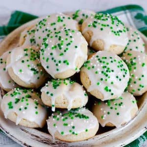 St Patrick's Day Italian Cookies