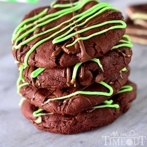 Andes Triple Chocolate Mint Pudding Cookies