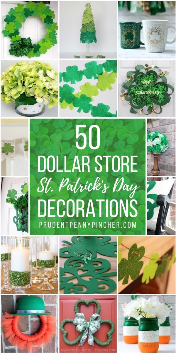 Dollar Store DIY St Patrick's Day Decoraciones