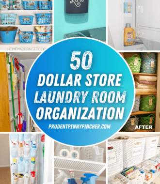 dollar store laundry room organization ideas
