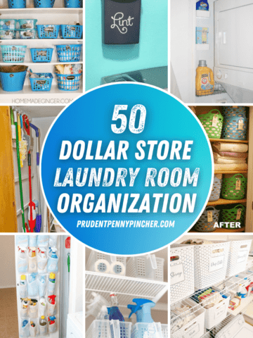 dollar store laundry room organization ideas