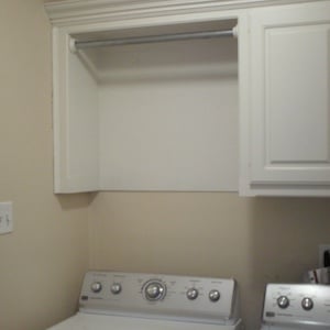 Tension Rod for Hanging Clothes laundry room organization