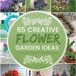 65 ideas creativas de jardín de flores