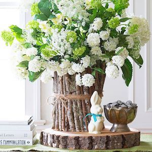 Rustic Easter Vase