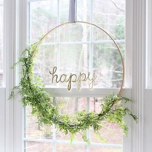 Floral Hoop Wreath