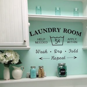Laundry Room apartment decorating idea
