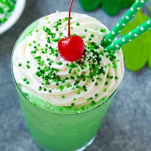 Shamrock Shake St Patrick's Day dessert