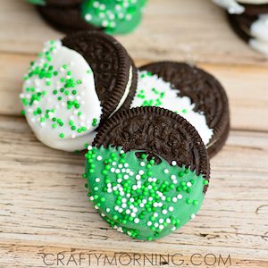 St Patrick's Day Oreos