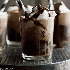 Mini Guinness Chocolate Ice Cream Floats