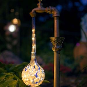 DIY Water Drop Solar Lights