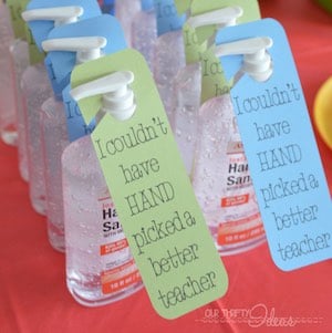 Hand Sanitizer Tags