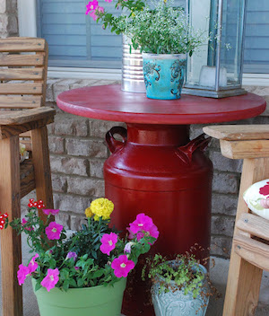 Milk Can Table