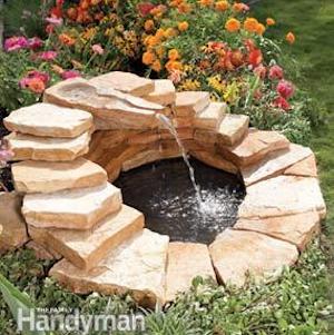 DIY Concrete Fountain