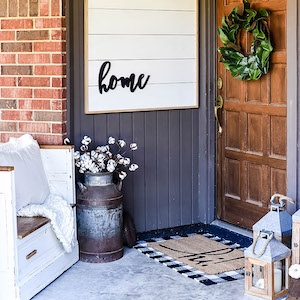 Cozy Farmhouse Front Porch