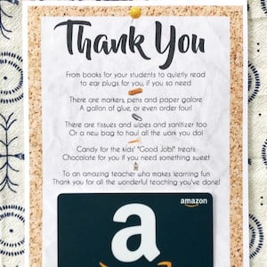 Free Printable Teacher Appreciation Gift Cards - Prudent Penny Pincher