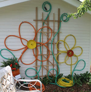 Flower garden hose design