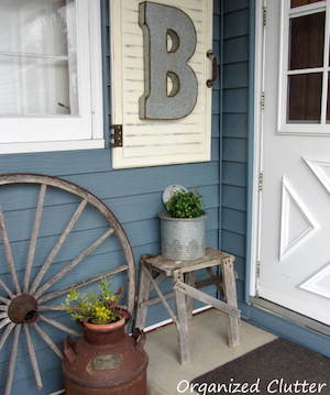 Repurposed finds Front Porch