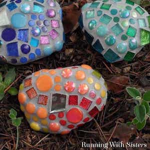 Mosaic Garden Rocks