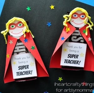 Chocolate Candy Bar Teacher Appreciation Gift Idea