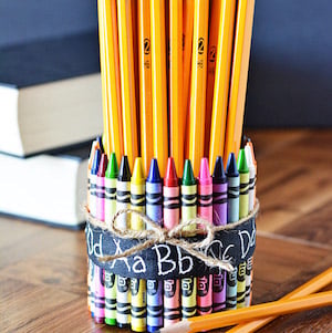 Crayon Pencil Vase