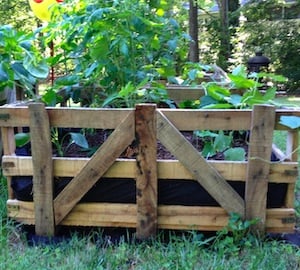 Pallet Crate Garden