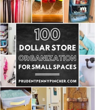 100 Dollar Store DIY Organization Ideas for Small Spaces