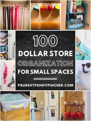 100 Dollar Store DIY Organization Ideas for Small Spaces
