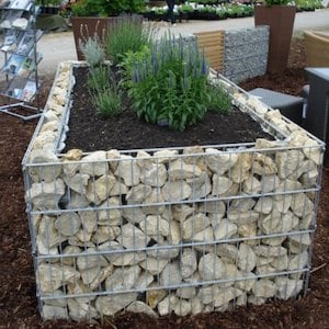 Gabion Raised Garden Bed 