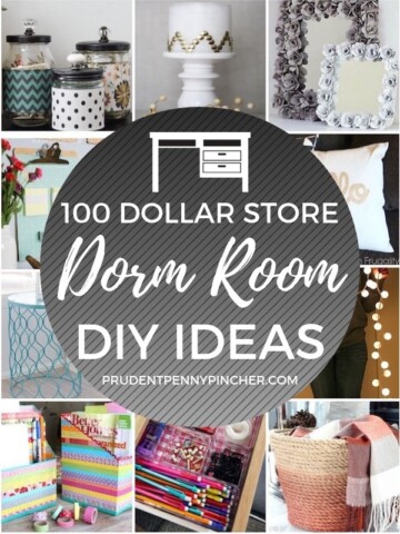 100 DIY Dollar Store Dorm Room Ideas