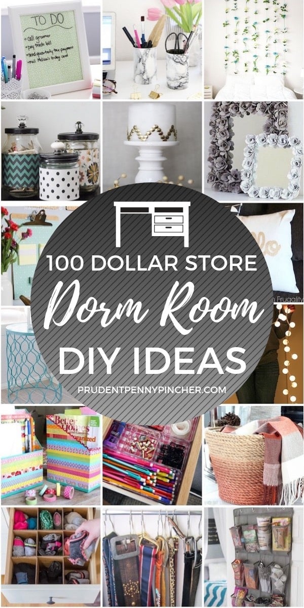 100 DIY Dollar Store Dorm Room Ideas