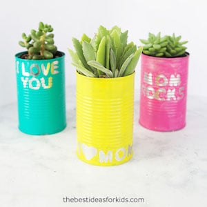  Tin Can Planter for Mom