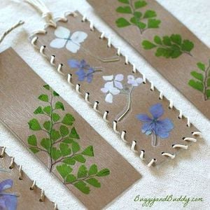 Pressed flower bookmark Mother's Day gift