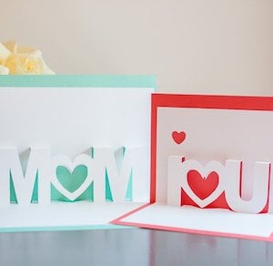 Mom Popup Card mother’s day craft for kids