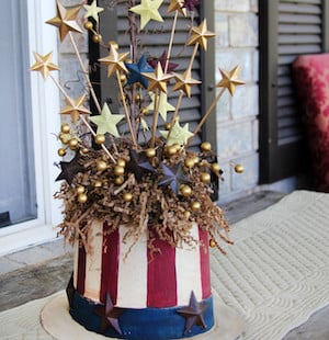 Uncle Sam hat Centerpiece